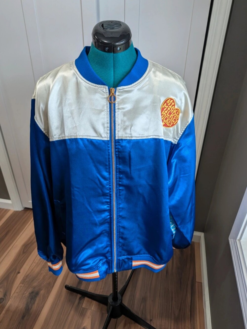 Disney Mickey Mouse Satin Bomber Jacket